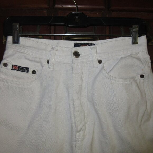 ROUTE 66 White Denim Capri Cropped Jeans Pants 7/8 - Picture 2 of 5
